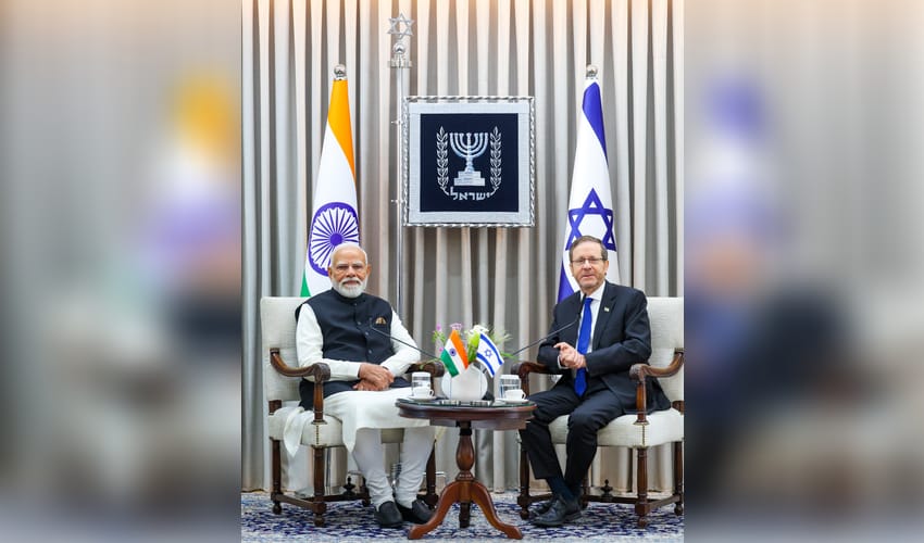 Jerusalem: PM Modi Calls on Israeli President Isaac Herzog