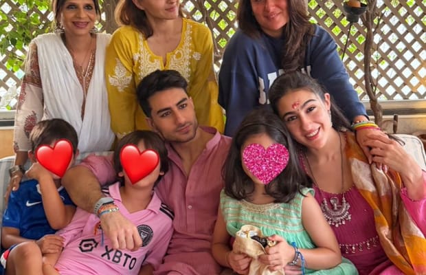 Kareena Kapoor joins Saif, Sara, Soha during the Pataudi Rakhi celebration