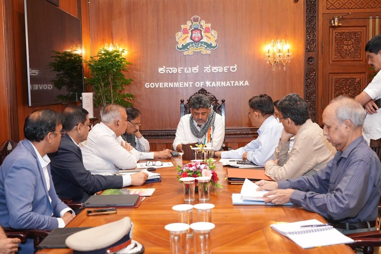 Karnataka CM Shivakumar chairs high-level meeting on Cauvery issue after CWMA's order