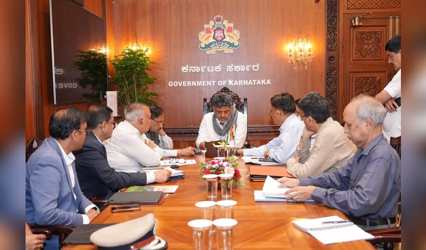 Karnataka CM Shivakumar chairs high-level meeting on Cauvery issue after CWMA's order