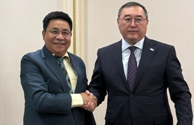 Kazakhstan: Indian Envoy, Almaty Guv discuss cooperation (Photo: IANS)