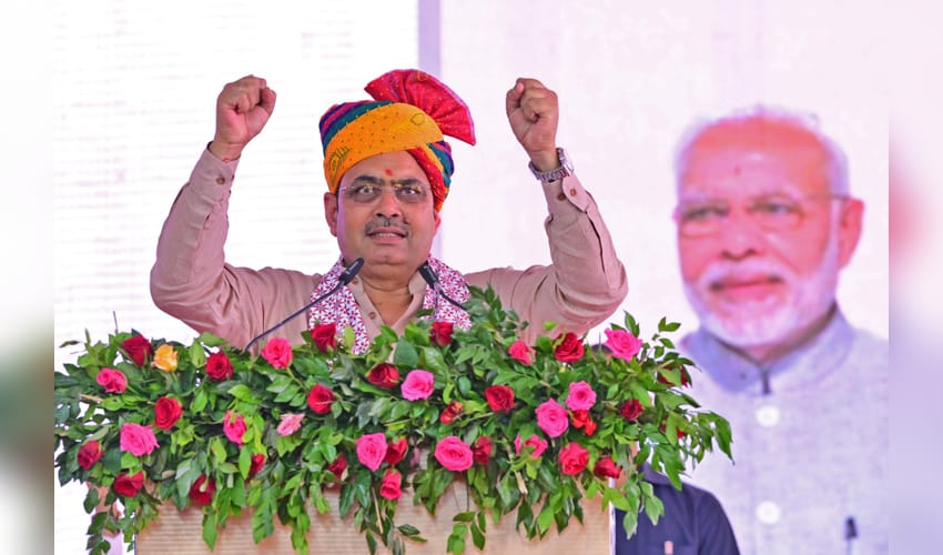 Kekri: Bhajan Lal Sharma lays foundation stone for Deoli-Nasirabad Four-Lane Road Project