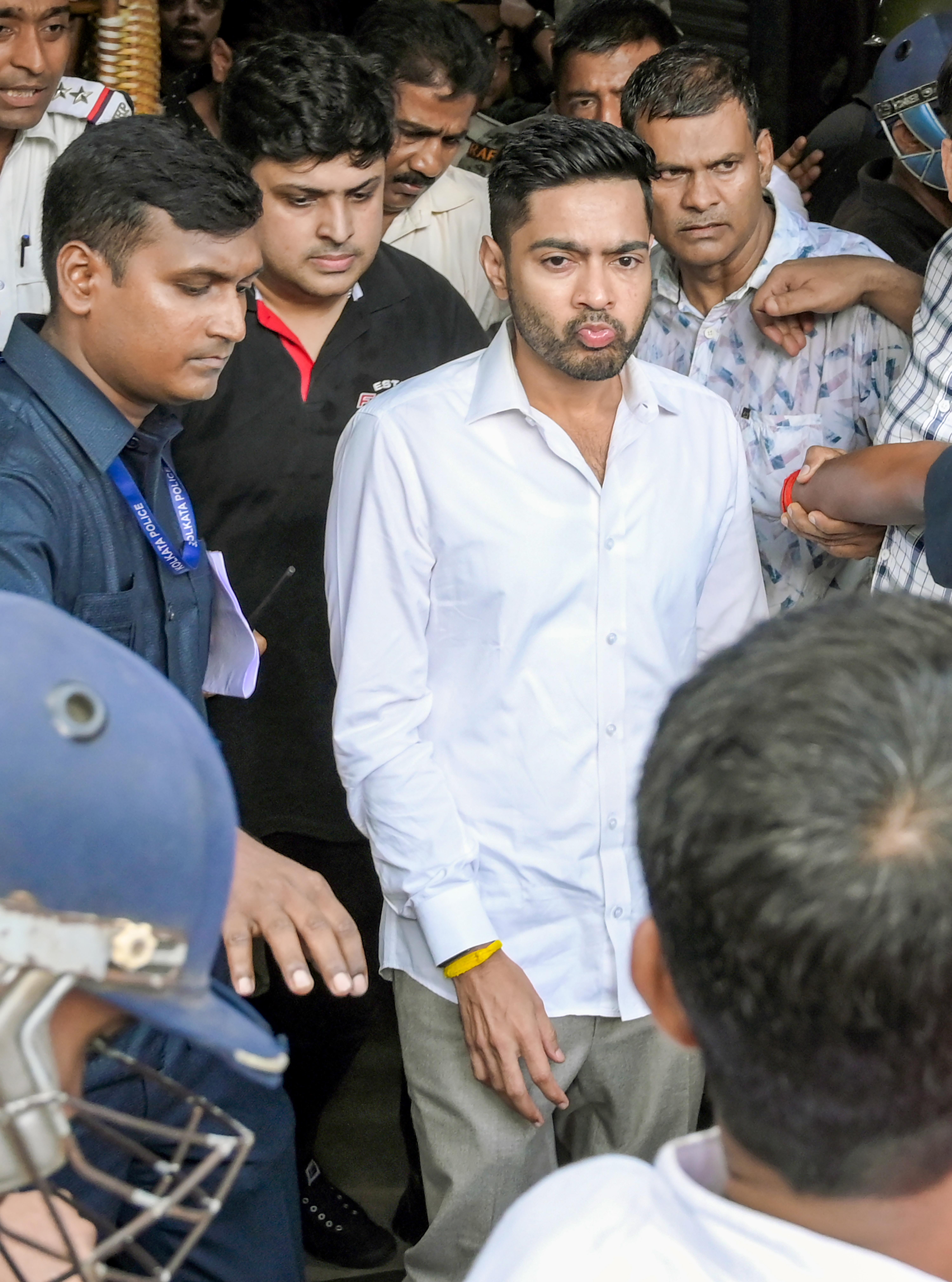 Kolkata: Abhishek Banerjee leaves Bidhananagar court