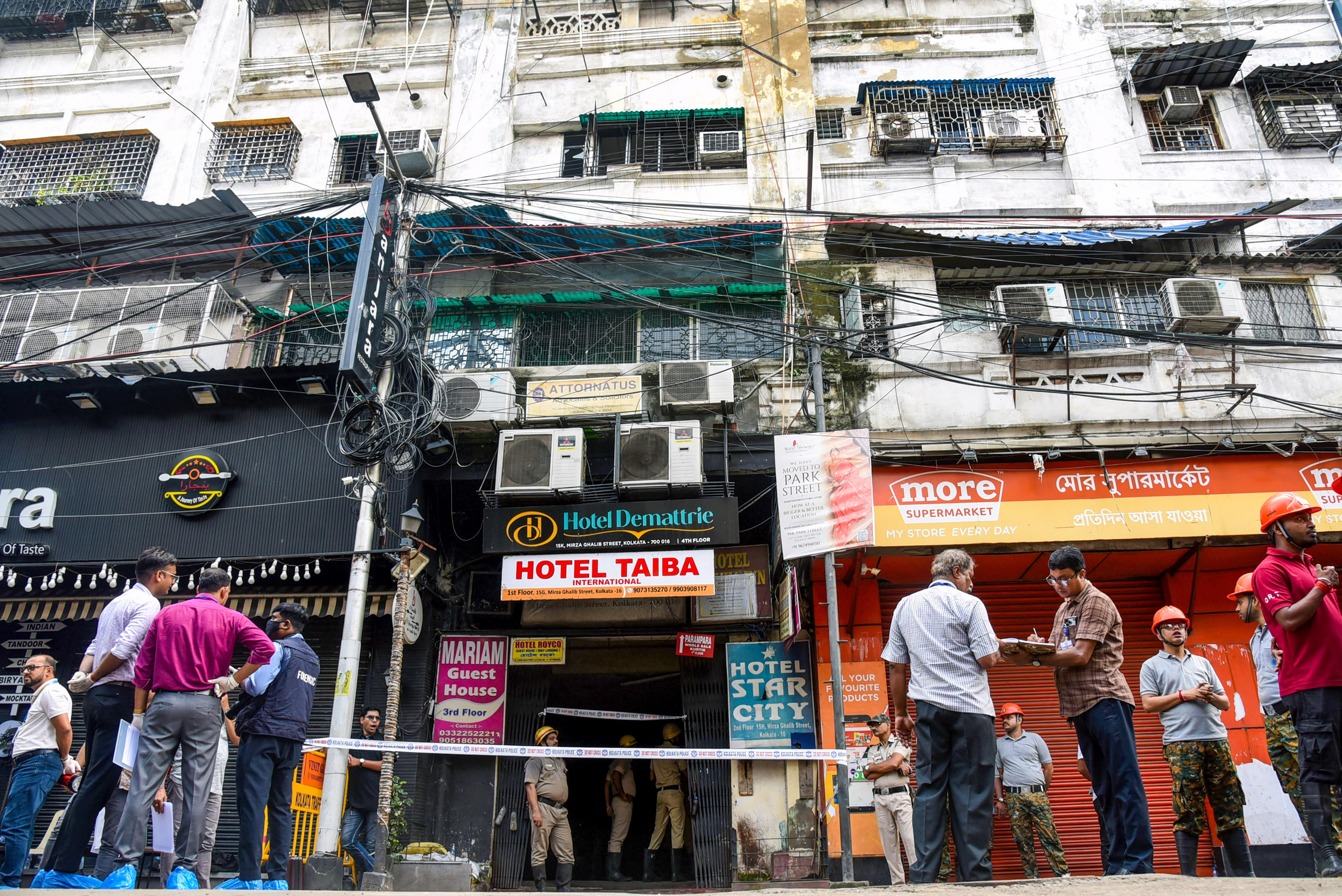Kolkata: Hotel Fire on Mirza Ghalib Street
