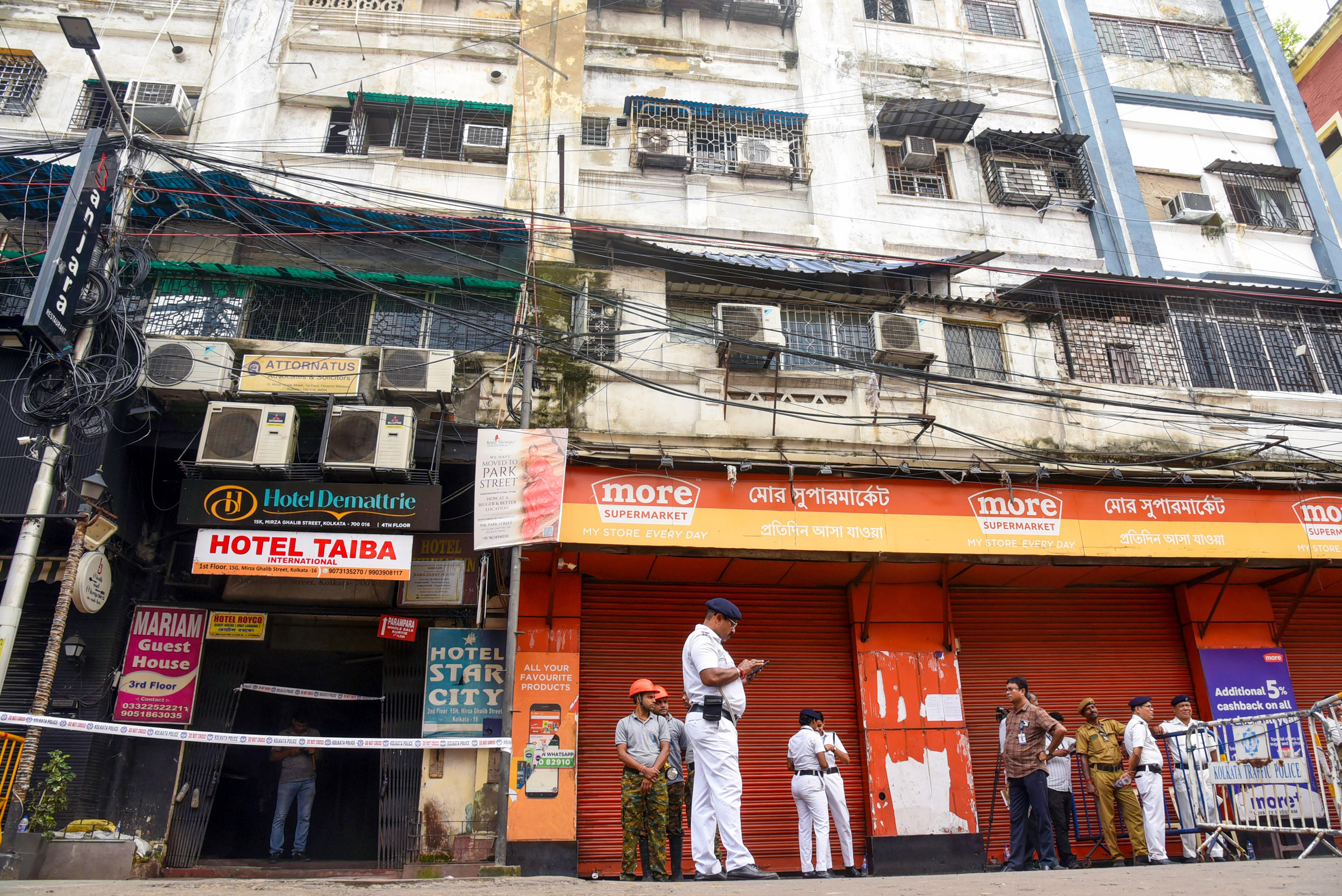 Kolkata: Hotel Fire on Mirza Ghalib Street