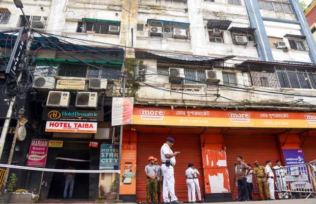 Kolkata: Hotel Fire on Mirza Ghalib Street