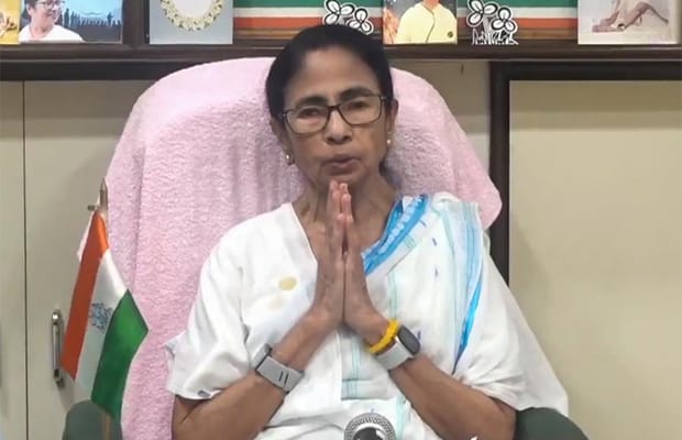 Kolkata: Mamata Banerjee speaks in a video message