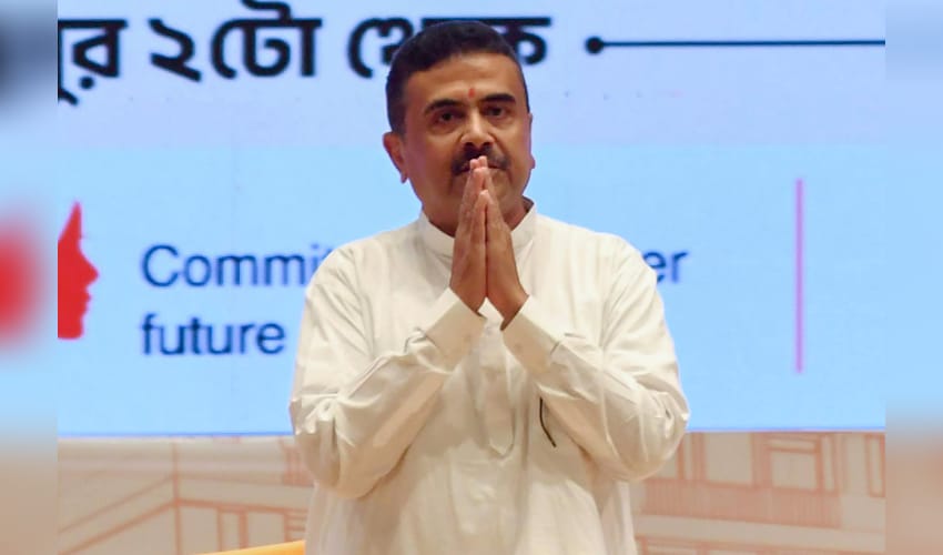 Kolkata: Suvendu Adhikari attends Kanya Ratna Diwas