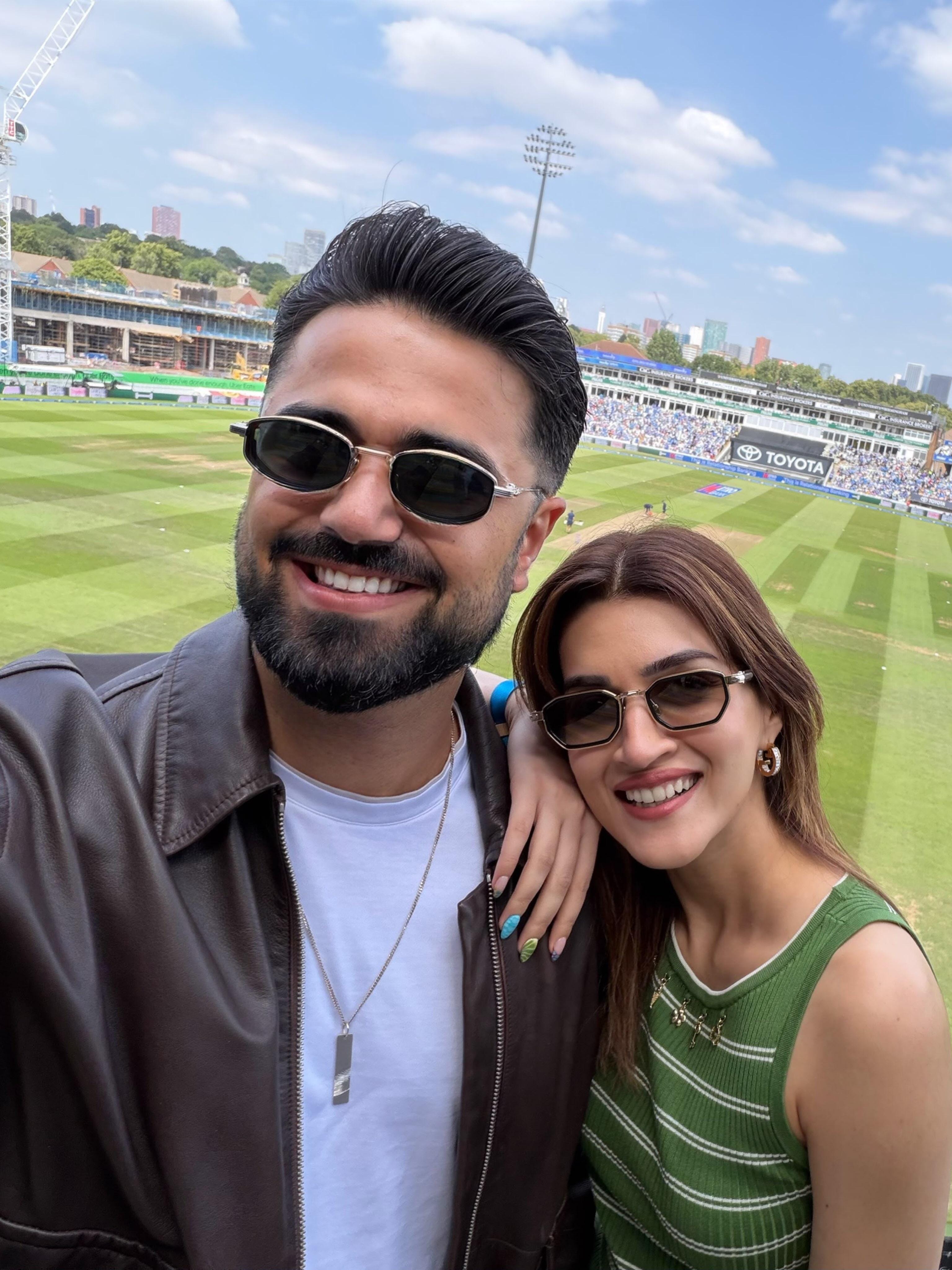 Kriti Sanon captures fond memory with rumoured beau Kabir Bahia from the cricket ground