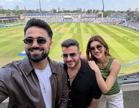 Kriti Sanon enjoys England and India’s match with rumoured boyfriend Kabir Bahia at Edgbaston Stadium