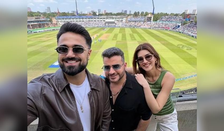 Kriti Sanon enjoys England and India’s match with rumoured boyfriend Kabir Bahia at Edgbaston Stadium
