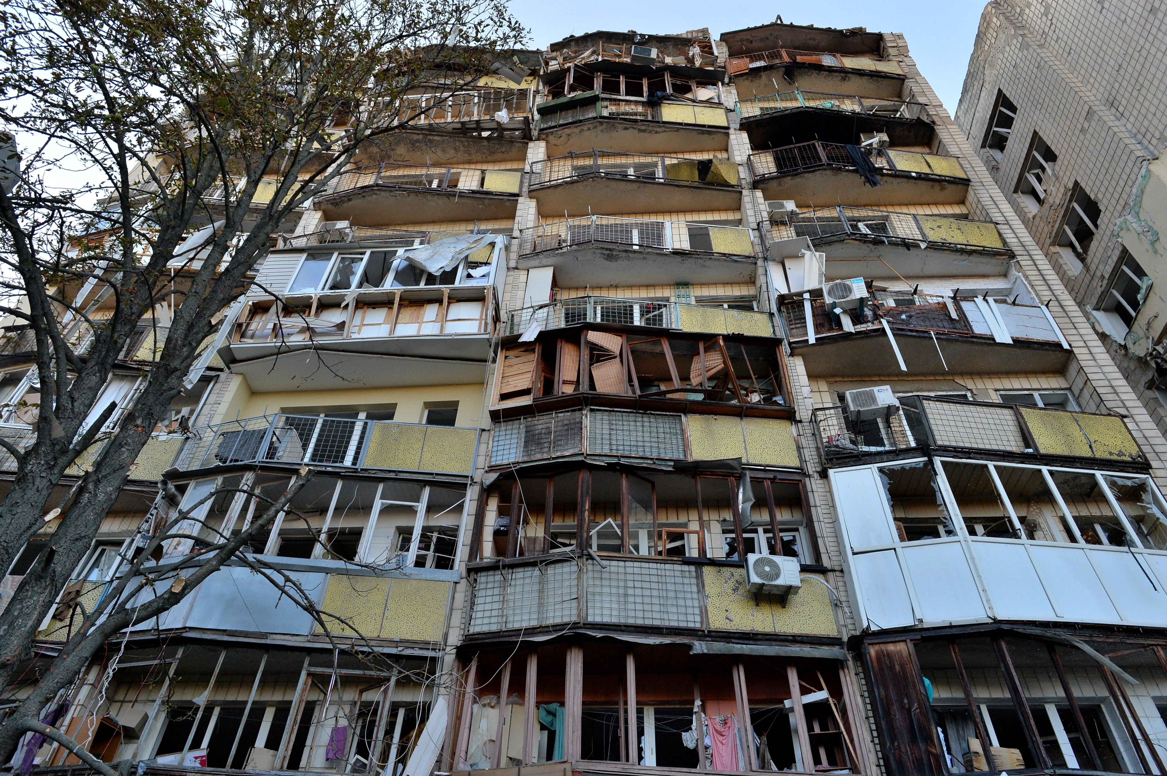 Kyiv: Aftermath of Russian attack