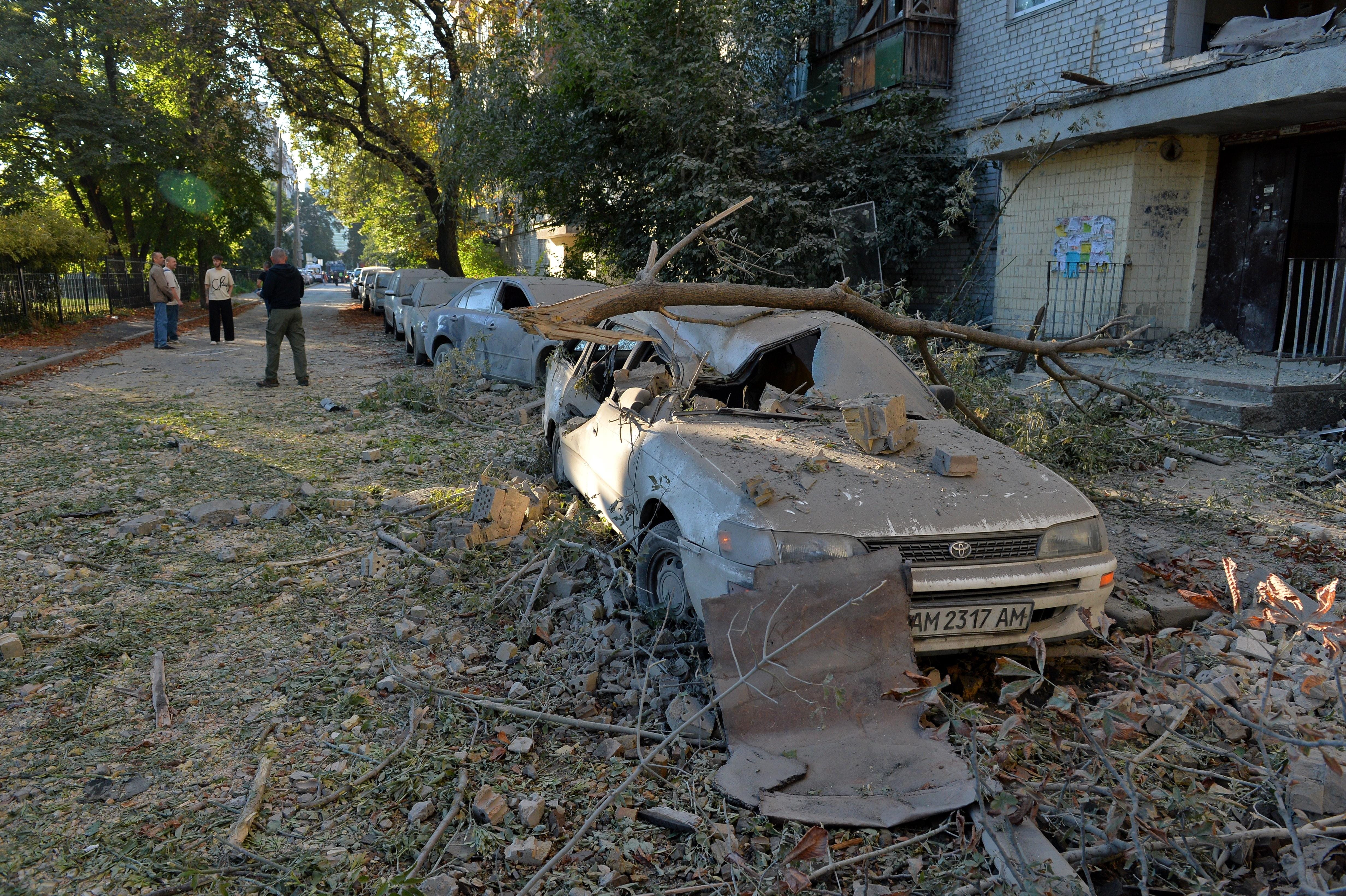 Kyiv: Aftermath of Russian attack