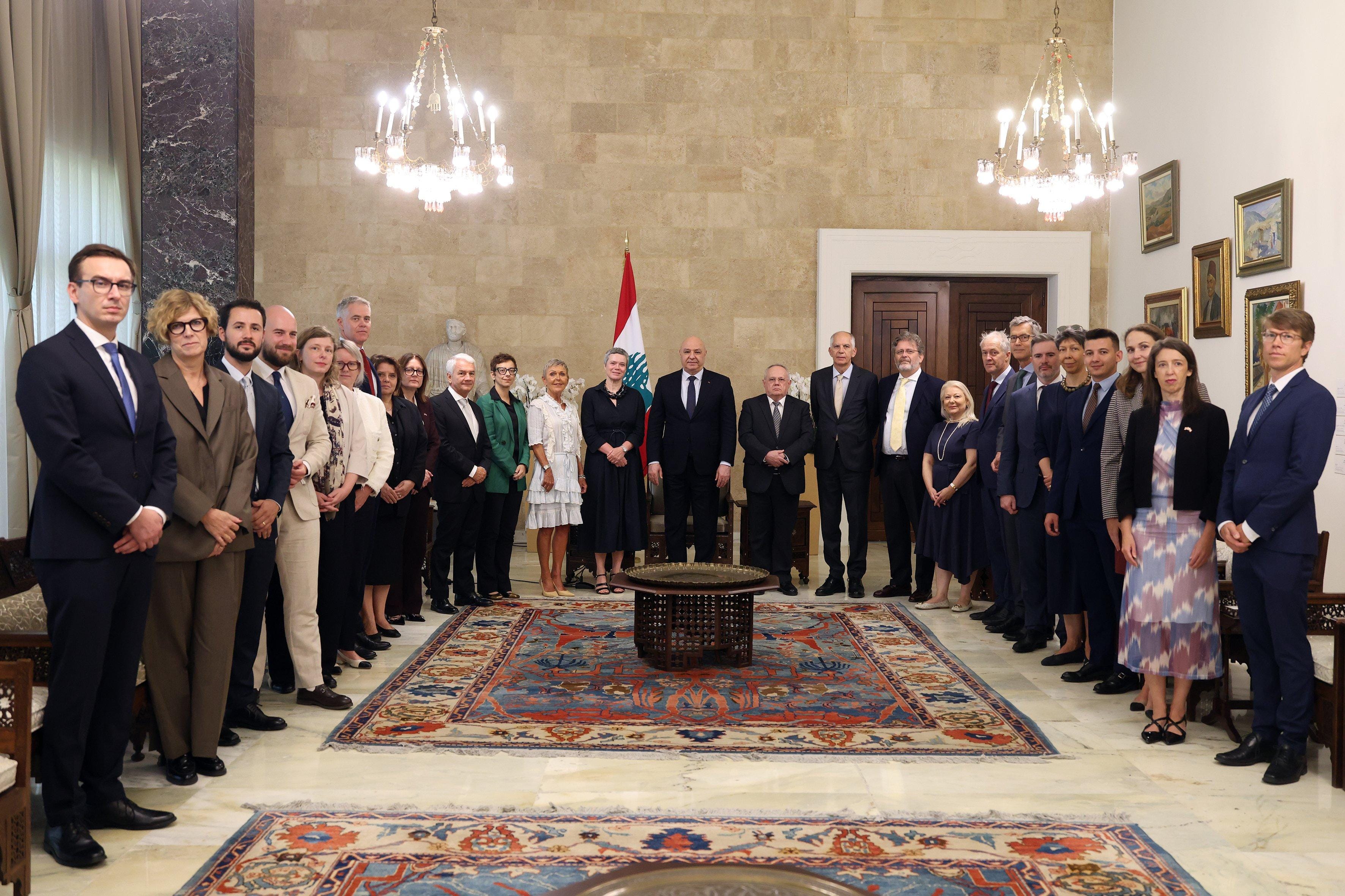 Lebanese president calls for alternative force if UN peacekeepers withdraw