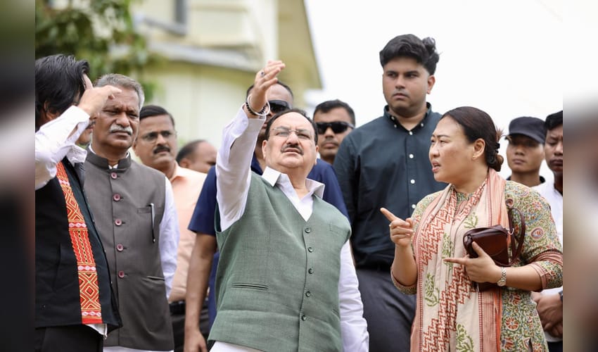 Led by PM Modi, Centre stands firmly with Nagaland, assures full support to families affected by floods: Nadda