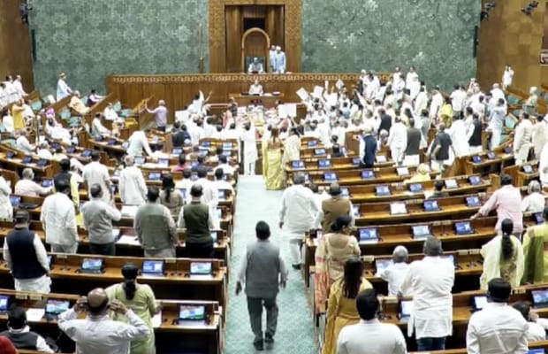 Lok Sabha adjourned 2-minute after reconvening amid Oppn's NEET uproar