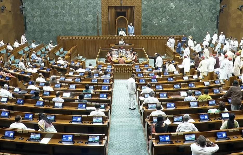 Lok Sabha adjourned till 2 pm amid heavy Oppn sloganeering