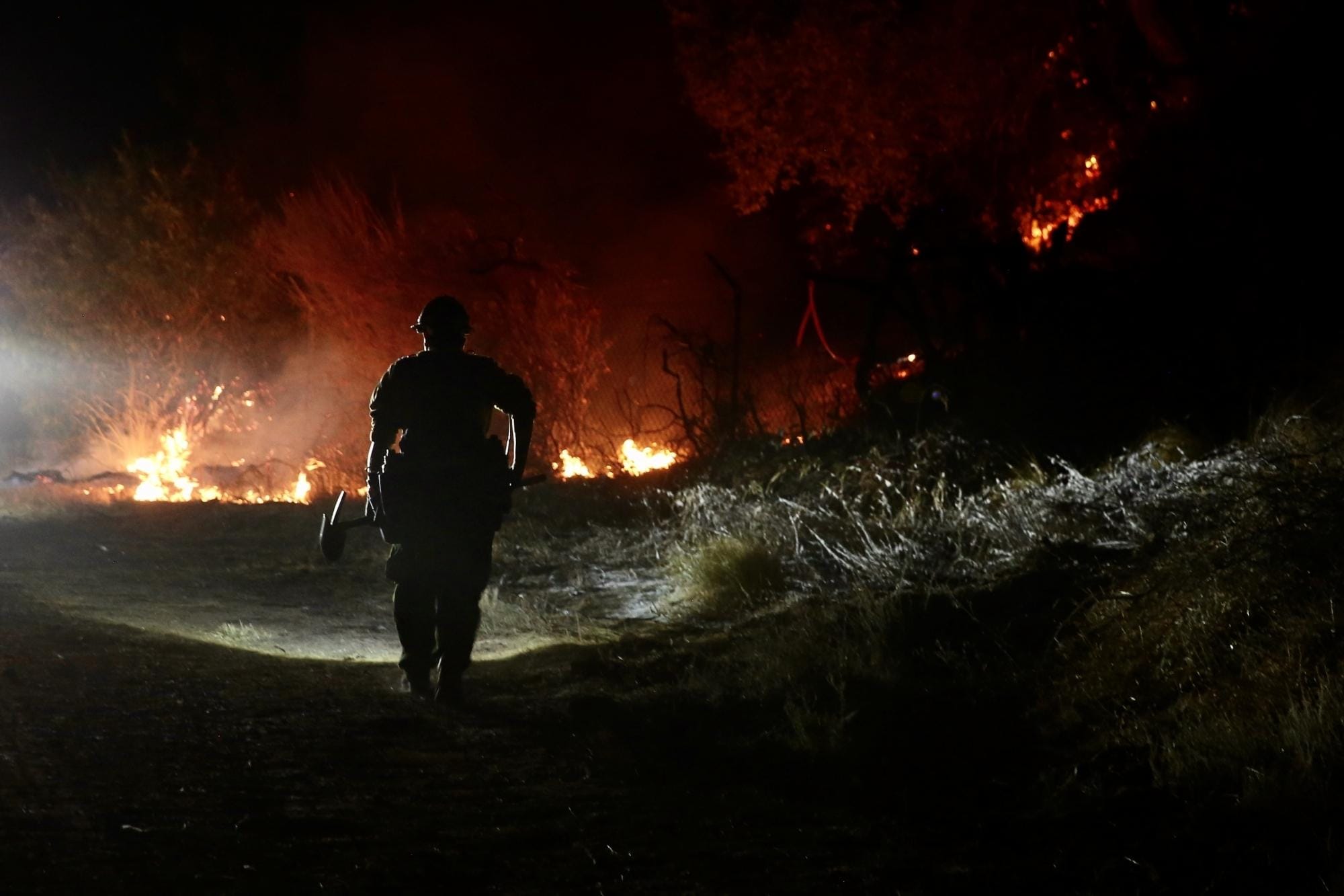 Los Angeles,wildfire in Arcadia,wildfire,California,Southern California