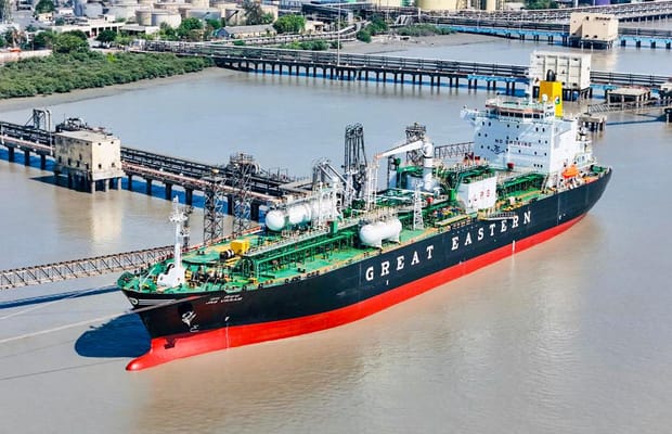 LPG vessel Jag Vikram reaches Kandla Port in Gujarat