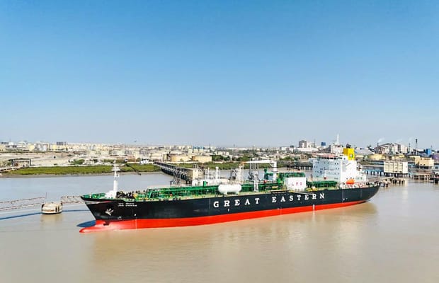 LPG vessel Jag Vikram reaches Kandla Port in Gujarat