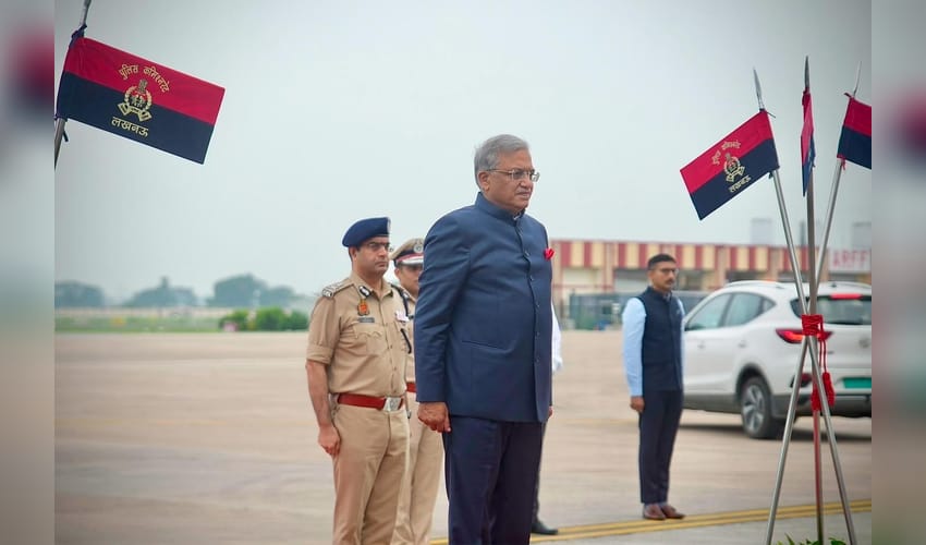 Lucknow: CEC Gyanesh Kumar arrives for two-day visit