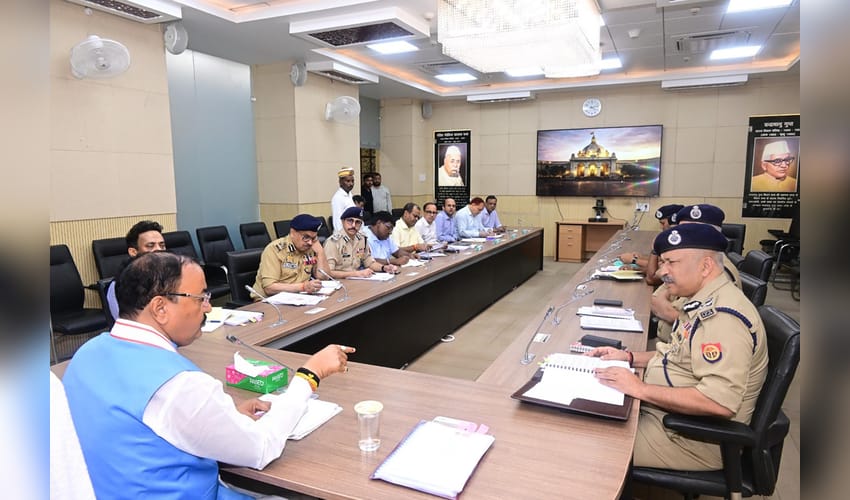 Lucknow: UP Deputy CM Keshav Prasad Maurya reviews law and order ahead of Monsoon Session 2026