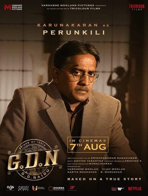 Madhavan-starrer GDN's makers reveal Karunakaran's look as Perunkili in film! (Photo:  Varghese Moolans Pictures/Instagram)