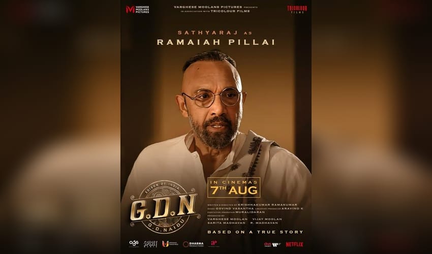 Madhavan-starrer GDN's makers reveal Sathyaraj's look as Ramaiah Pillai in film! (Photo: Varghese Moolans Pictures/Instagram)