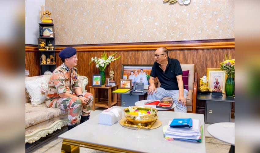 Manipur CM, ITBP IG discuss internal security, civic action