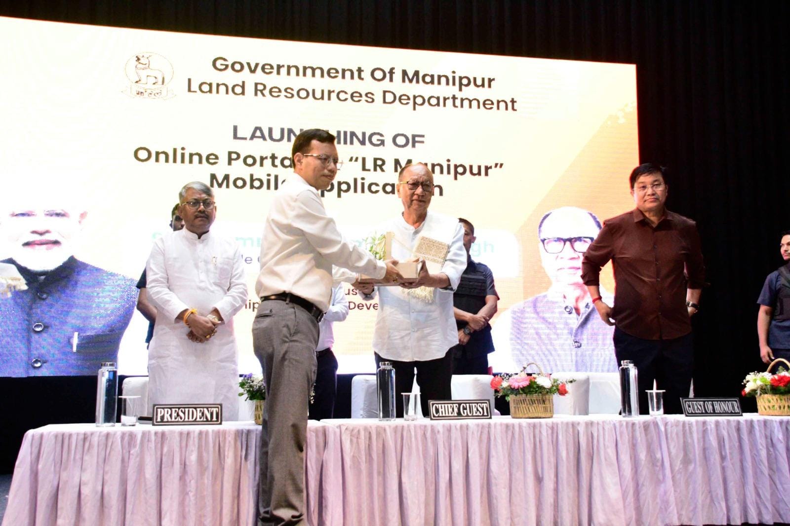 Manipur CM launches 8 online land portals, ‘LR Manipur’ app for hassle-free services