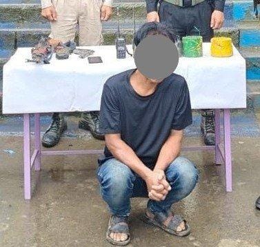 Manipur: Militant group chief held, arms seized (Photo: IANS)
