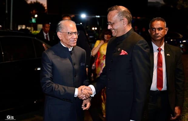 Mauritius President raises toast celebrating the longstanding friendship with India