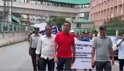 Meghalaya: Opposition party leads march for action on key public issues