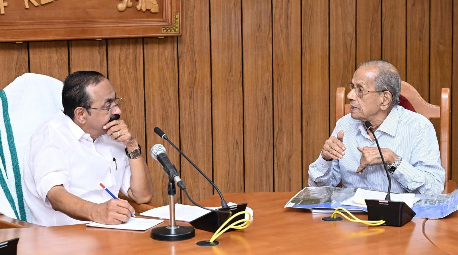 'Metro Man' Sreedharan meets CM Satheesan, discusses key development projects