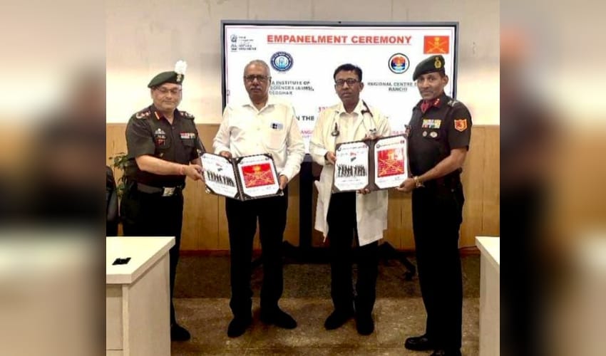 Military veterans, Veer Naris and dependents of Jharkhand can now get treatment at AIIMS Deoghar