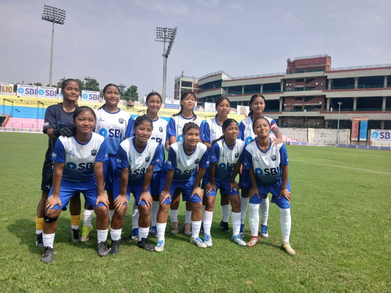 Mizoram NCC U-17 girls enter Subroto Cup final (Photo: @easterncomd/X)