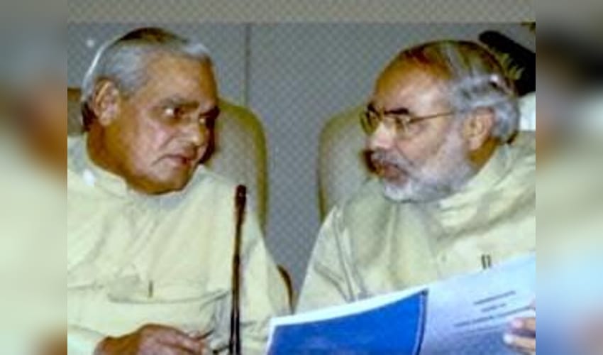 Modi Story shares video, highlighting PM Modi's deep devotion for mentor Atal Bihari Vajpayee