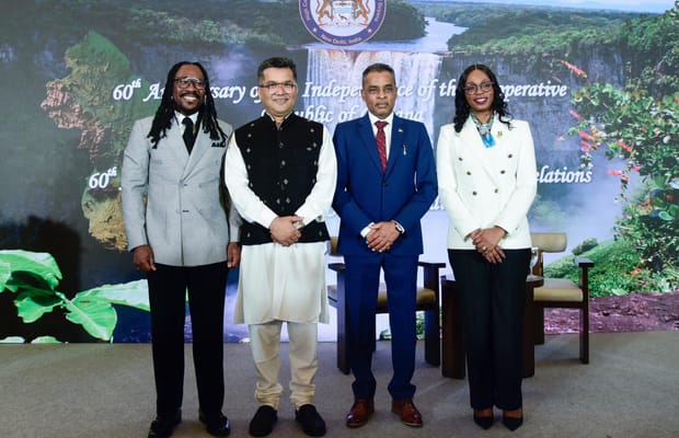 MoS Margherita attends celebration for 60th anniversary of Guyana’s independence