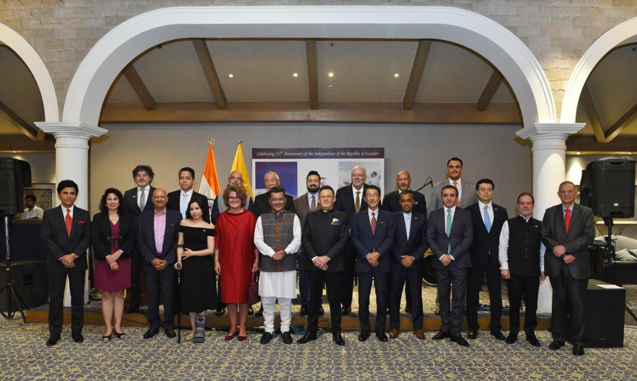 MoS Margherita attends National Day Reception of Ecuador