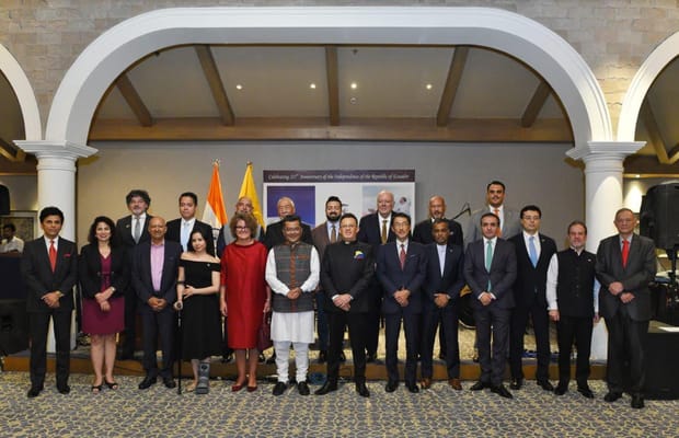 MoS Margherita attends National Day Reception of Ecuador
