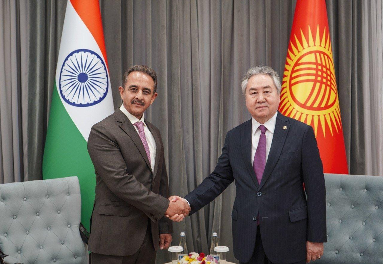 MoS Singh, Kyrgyzstan Foreign Minister Kulubaev discuss ways to strengthen cooperation  