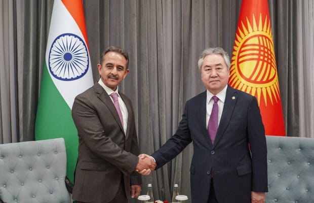 MoS Singh, Kyrgyzstan Foreign Minister Kulubaev discuss ways to strengthen cooperation