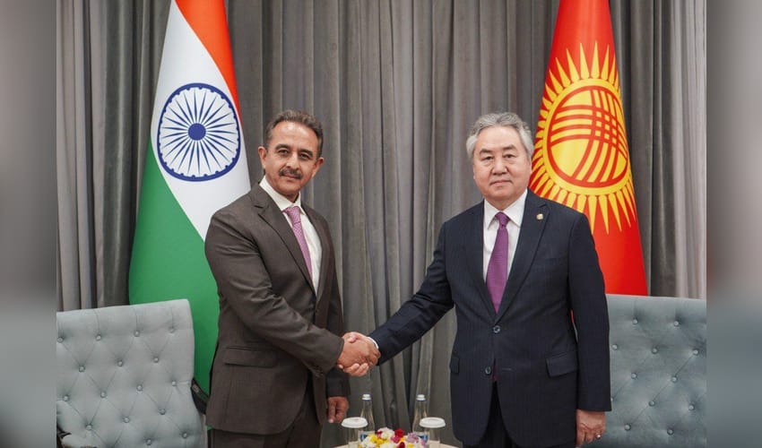 MoS Singh, Kyrgyzstan Foreign Minister Kulubaev discuss ways to strengthen cooperation