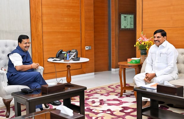 MP CM meets BJP chief, Union Ministers to discuss development roadmap