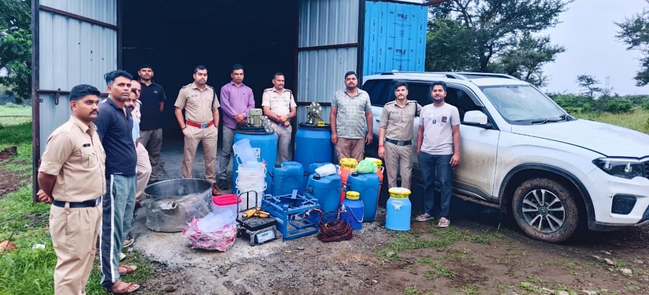 MP: Illegal MD drug factory busted in Mandsaur; materials worth over Rs 25 lakh seized 
