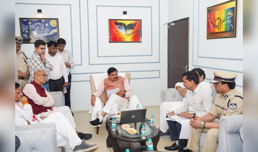 MP on high alert as IMD warns of heavy rain; CM reviews flood relief in Rewa