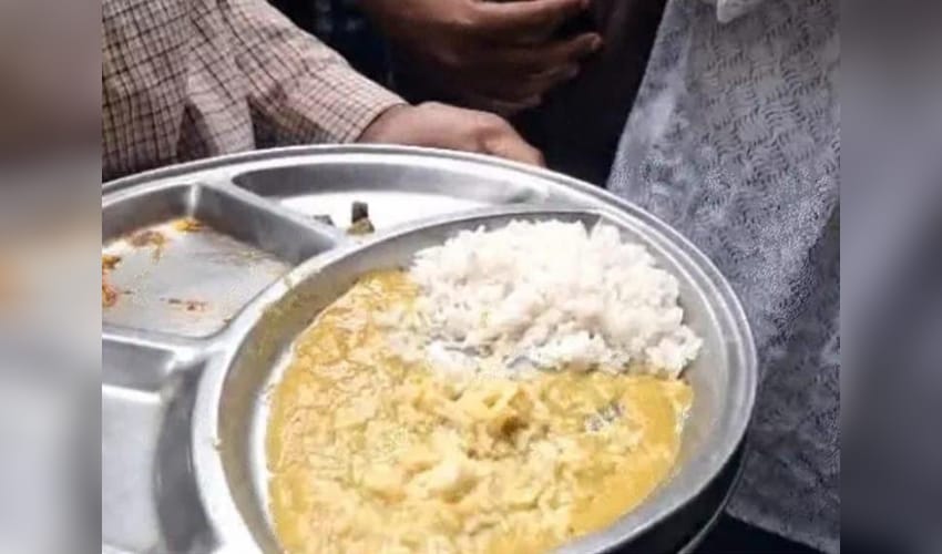 MP: Students protest after caterpillars found in hostel food (Photo: IANS)