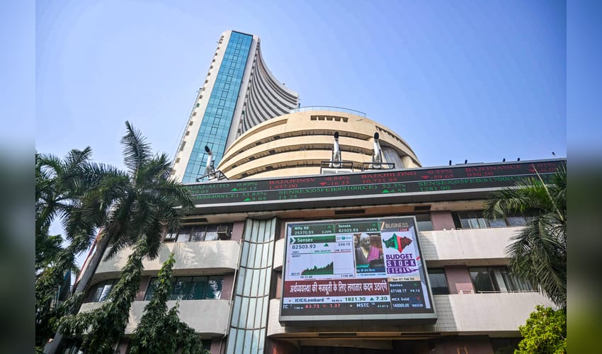 Mumbai: Budget Day at Bombay Stock Exchange