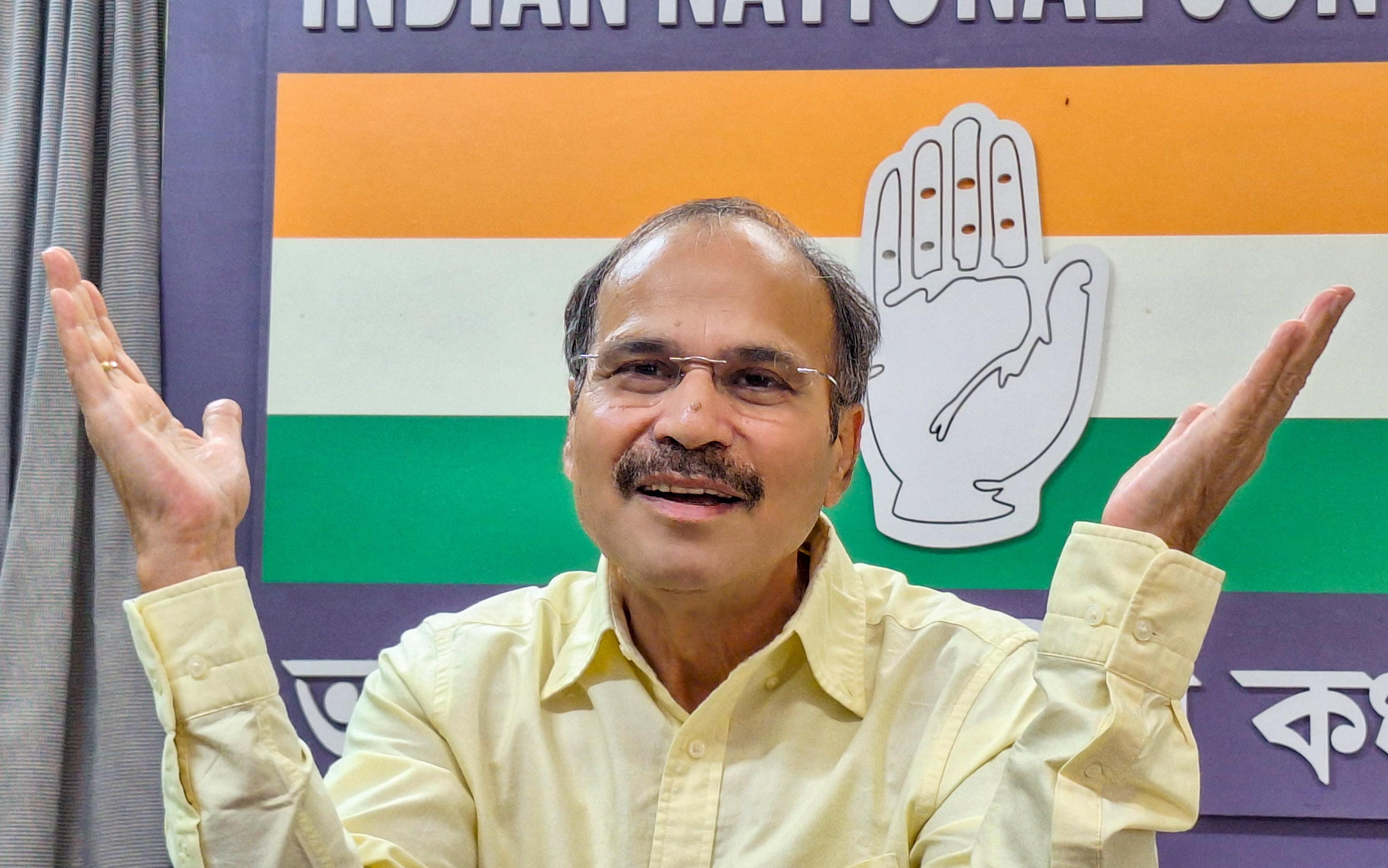 Murshidabad: Adhir Ranjan Chowdhury Addresses Press Conference