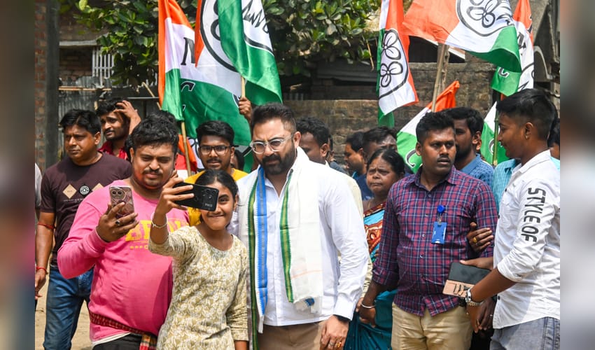 Nadia: Soham Chakraborty Campaigns for Karimpur Seat